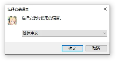 Windows 安装向导:选择安装语言